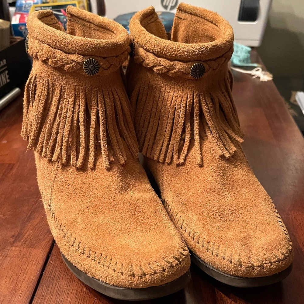 Minnetonka Ankle Moccasins